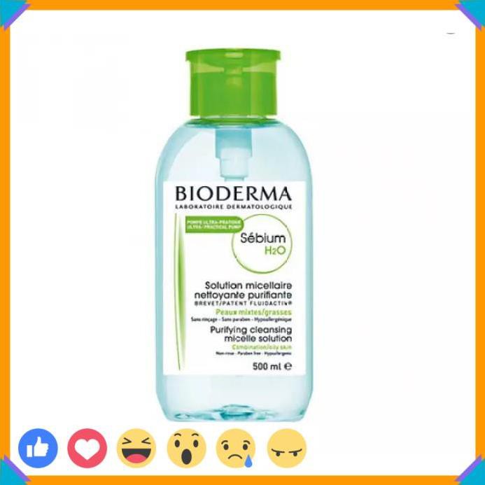 🎁FREESHIP TOÀN QUỐC🎁 Nước Tẩy Trang Bioderma Senbio  Créaline 500ml chính hãng