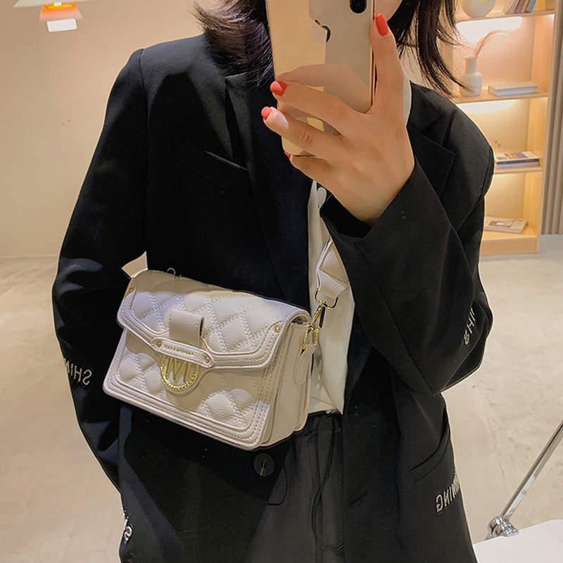 Túi đeo chéo hình vuông cỡ nhỏ thiết kế đơn giản thời trang cho nữ