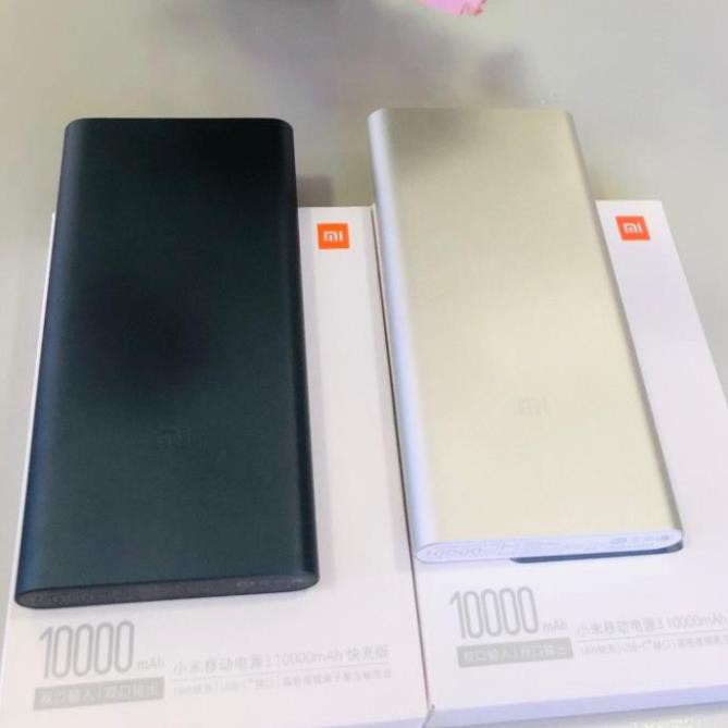 $ Sạc dự phòng Xiaomi gen 3 20000mAh/10000mAh, Redmi cổng USB, type C Fast Charge Power Bank $