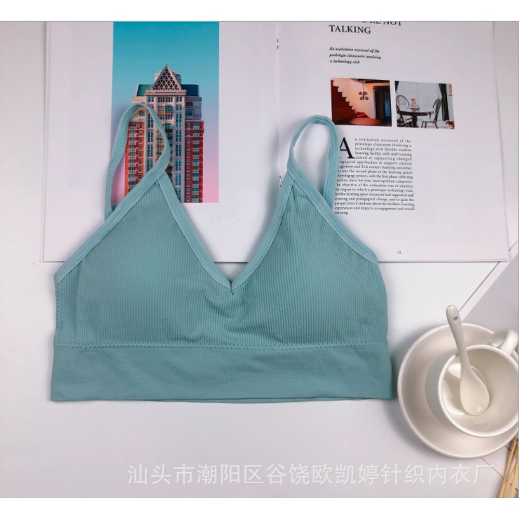 Áo Bra – áo ngực nữ không gọng chất cotton nâng ngực mềm mại M13