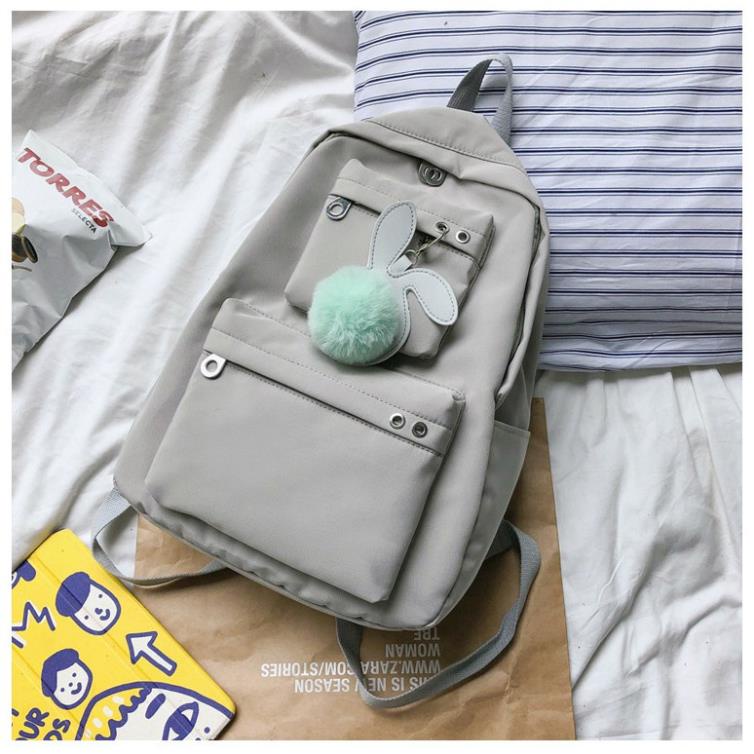 Balo ulzzang nữ đi học quả bông chống thấm BG3186