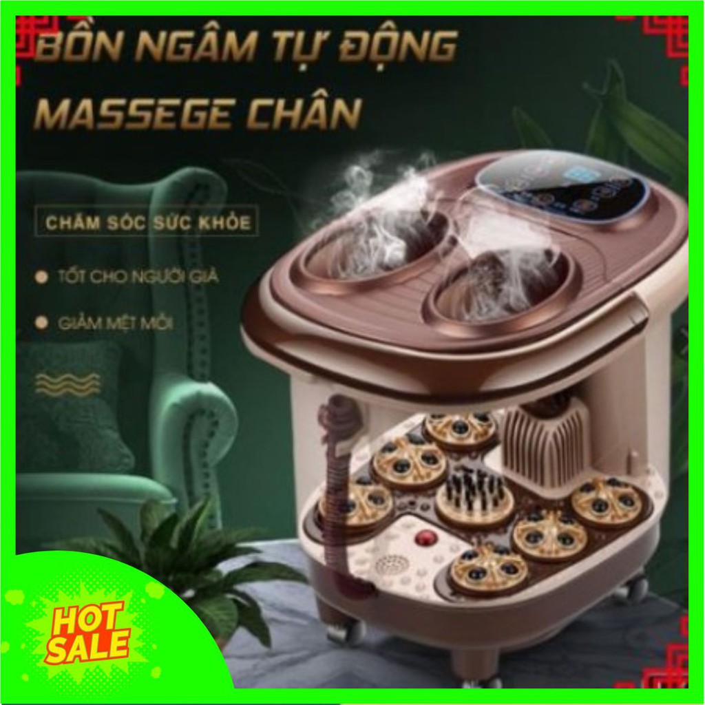 Bồn Ngâm Chân Tự Động Massage Hồng Ngoại Có Sục Khí ( Bảo Hành 12 Tháng ) Máy Ngâm Chân khử Mùi