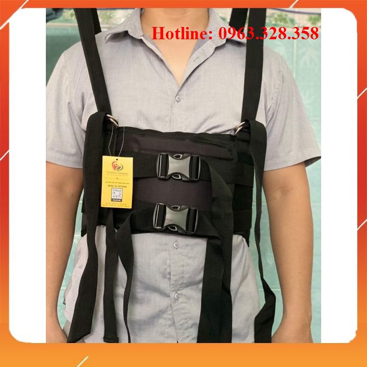 Đai kéo giãn cột sống lưng - đai treo xà đơn giảm đau lưng, có đệm nách