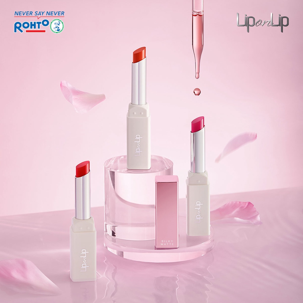 Son lì dưỡng môi siêu mịn Lip On Lip Silky Matte 2.2g