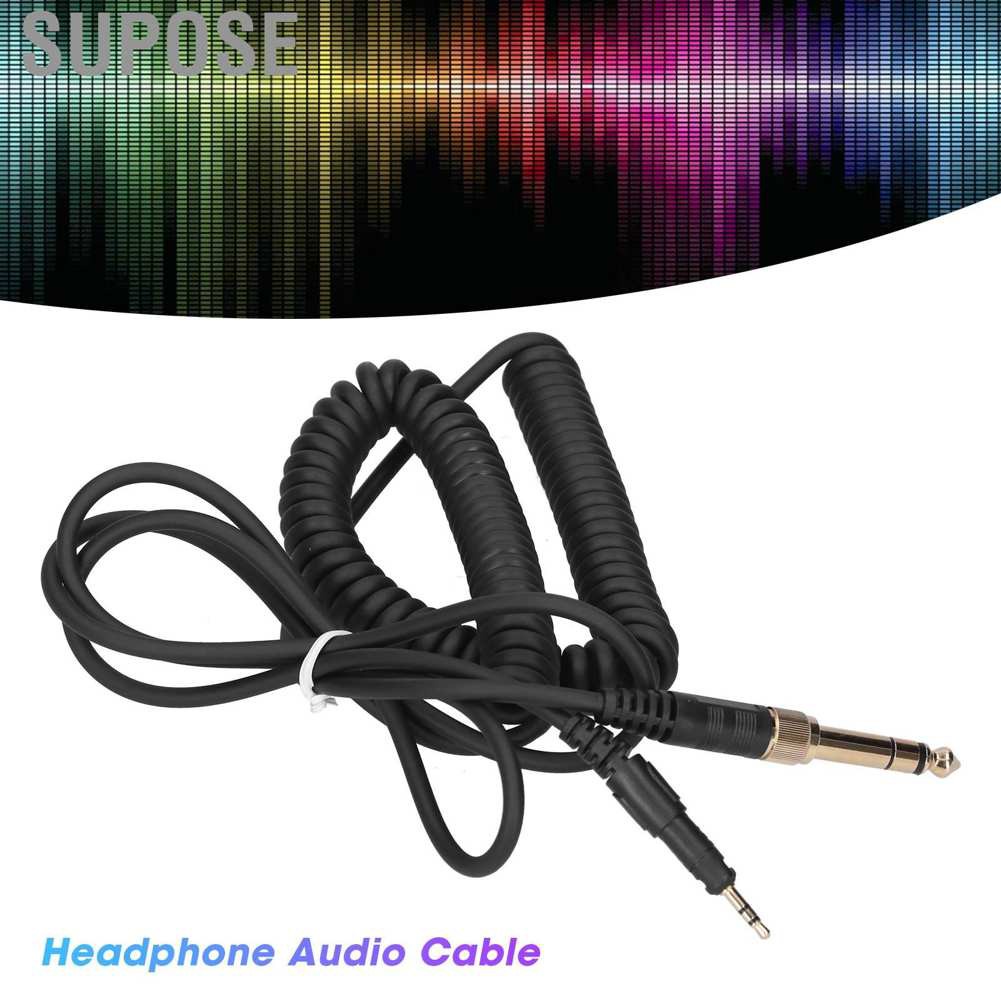 Supose Stretchable Spring Headphone Audio Cord Replacement for Audio‑Technica ATH‑M50X M40X