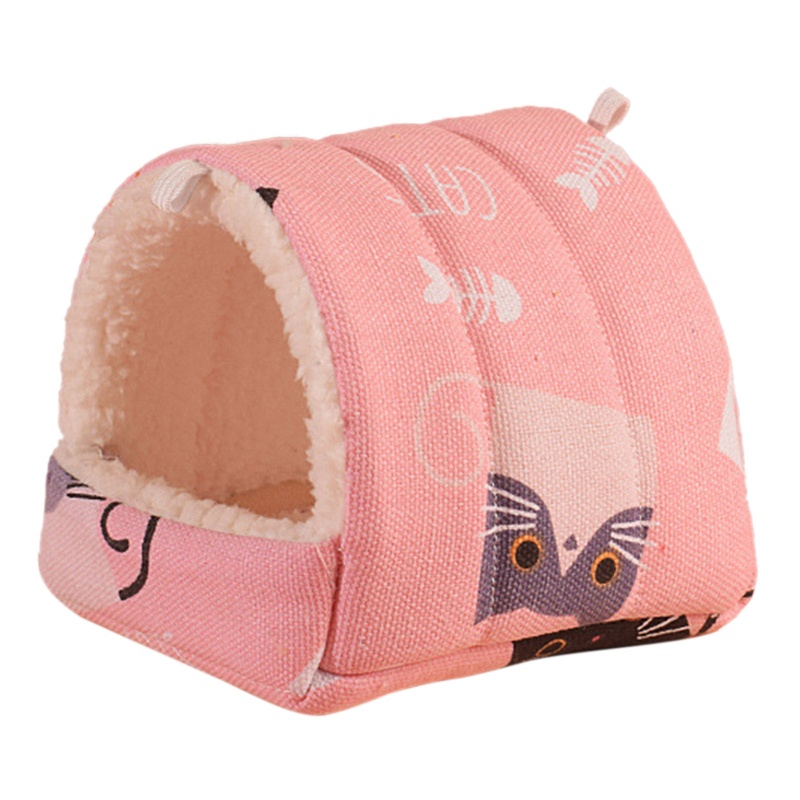 Lucky Túi Ngủ Vải Lông Mềm Mại Thoáng Khí Ấm Áp Chống Gió Cho Thỏ / Sóc / Chuột Hamster