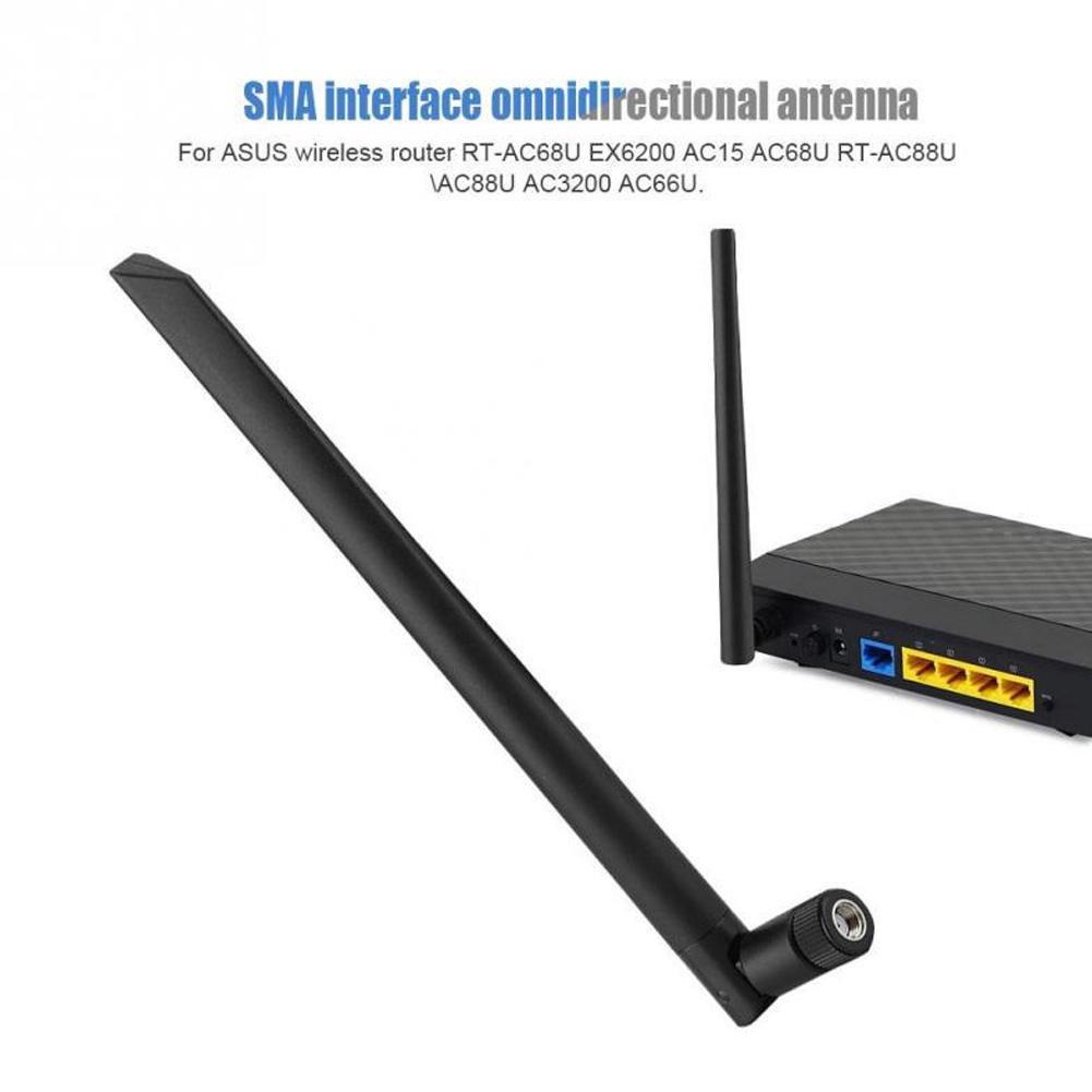 Mới Set 3 Ăng Ten WiFi RP-SMA 6dBi 2.4GHz 5GHz 5.8GHz 2020 Cho ASUS Router RT-AC68U T8T0