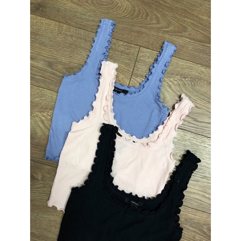 Áo croptop cuốn biên