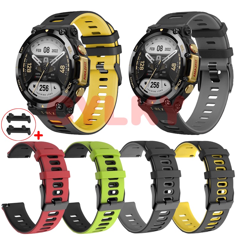 Dây Đeo Thay Thế Bằng Silicone Mềm Cho Đồng Hồ Amazfit T-Rex 2