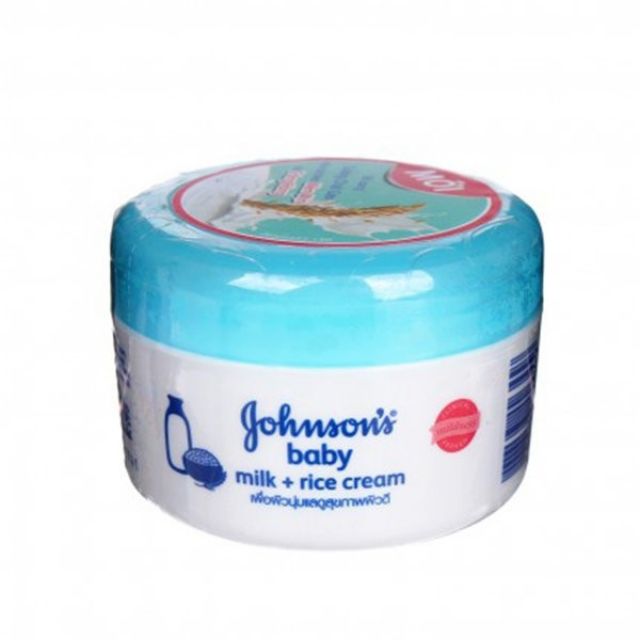 Johnson's baby Milk+Rice cream nắp xanh