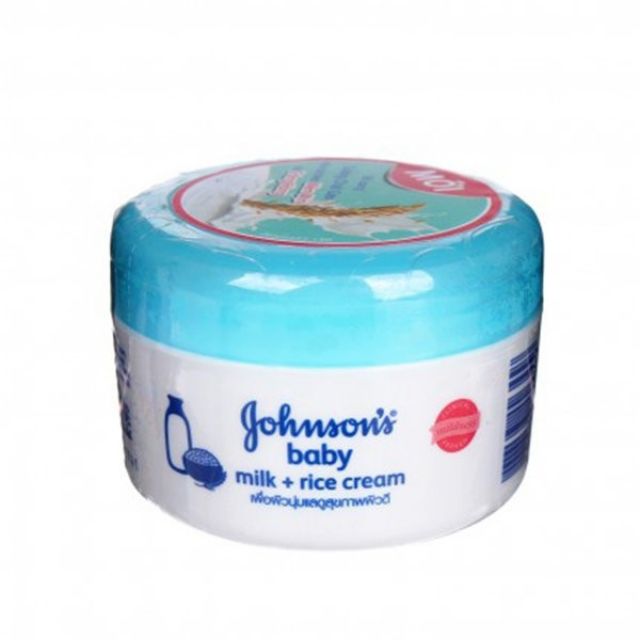 Johnson S Baby Milk Rice Cream Nắp Xanh Shopee Việt Nam