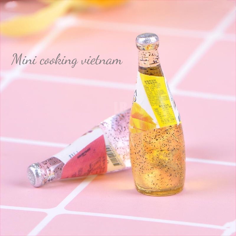 Bộ 5 chai nước ép trái cây cho nhà búp bê / Mini cooking vietnam