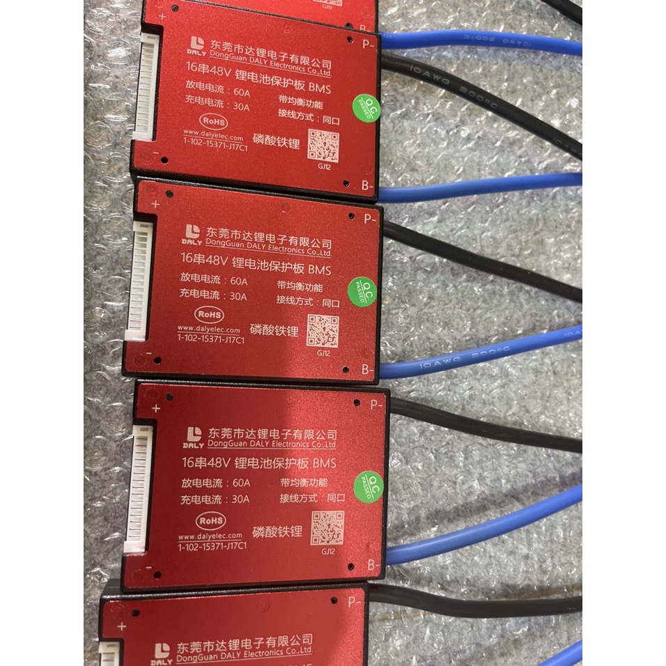 MẠCH CÂN BẰNG PIN LIFEPO4 16S 30A 60A 100A - hệ 48 voltage DALY