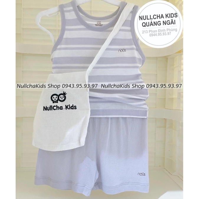 Bộ Quần Áo Ba Lỗ Nous Baby - Họa Tiết Bé Trai Bé Gái Size Từ 6M đến 24M