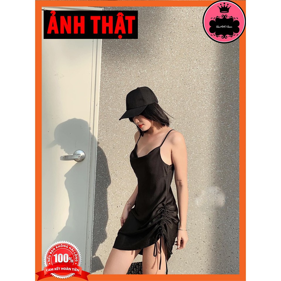 ĐẦM BODY THUN - VÁY 2 DÂY CÓ MÚT NGỰC FREESIZE CHẤT LỤA GÂN - MYDRESS | BigBuy360 - bigbuy360.vn