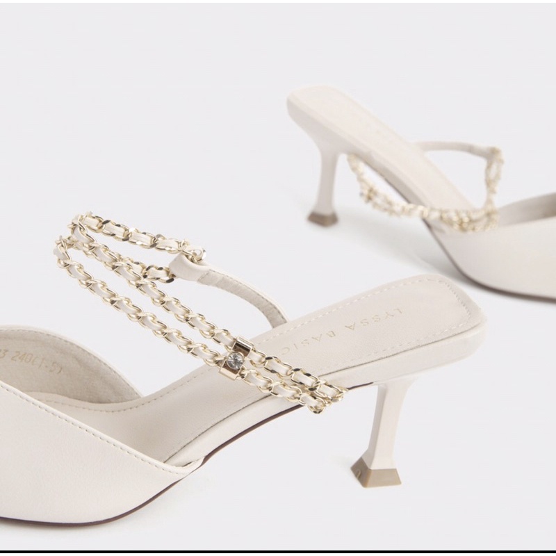 Sục cao gót 6cm mũi nhọn gót nhọn