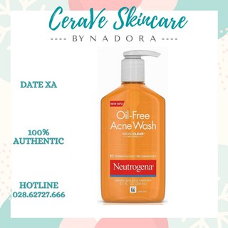 Sữa Rửa Mặt Neutrogena Oil Free Acne Wash (269ml)