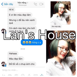 (Xanh rêu) Thuốc nhuộm tóc