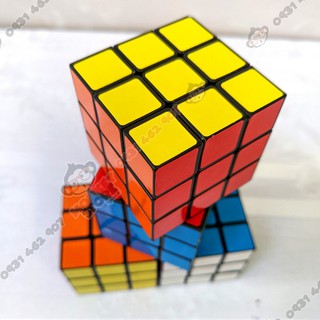 Rubik 3x3 viền đen, đồ chơi phát triển trí tuệ, logic trẻ em