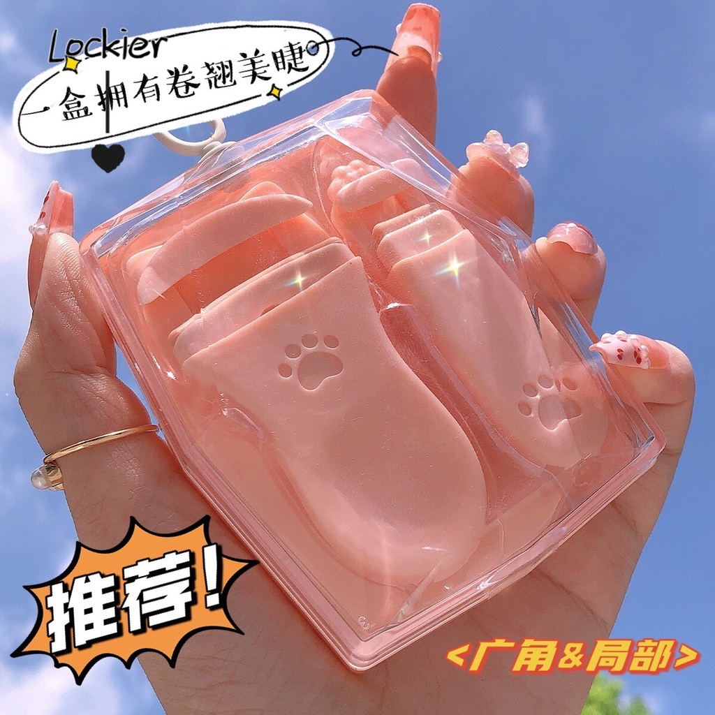 Bộ dụng cụ bấm cong lông mi thiết kế hình chân mèo dễ thương | BigBuy360 - bigbuy360.vn