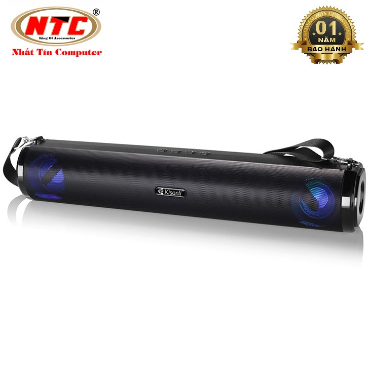 Loa bluetooth dạng thanh Kisonli LED-901 TWS kết nối cùng lúc 2 loa - hỗ trợ thẻ nhớ/USB/AUX/FM