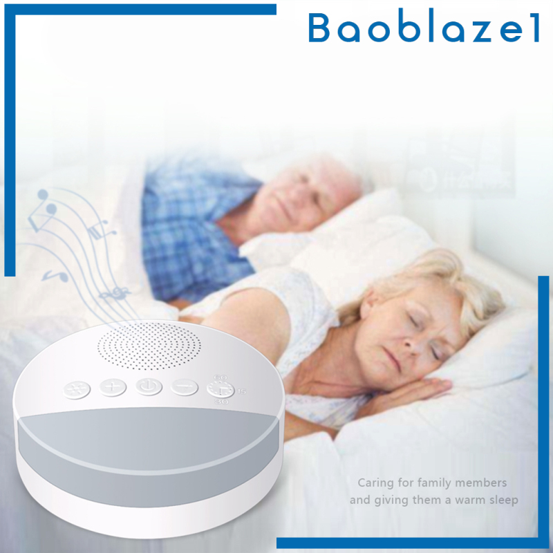[BAOBLAZE1]White Noise Sound Machine Sleep Therapy Plays Soothing Sounds+ Timers