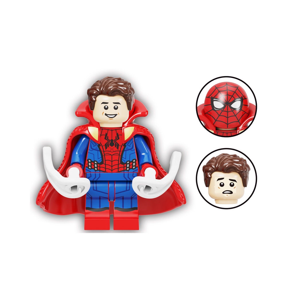 Đồ Chơi Lắp Ráp Người Nhện Dr.S. Mô Hình Nhân Vật Siêu Anh Hùng Marvel Mini