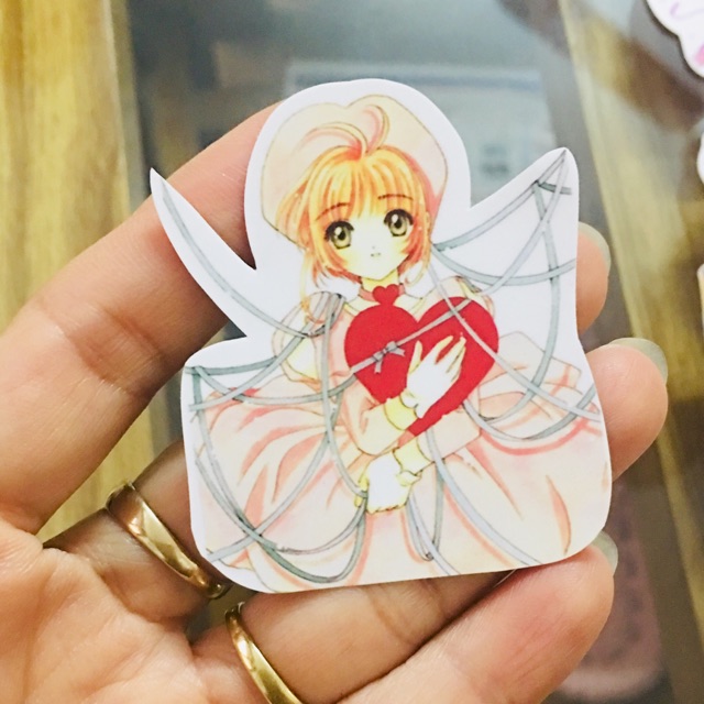 10-50 Sticker sakura có đề can bóc dán nhiều mẫu ngẫu nhiên