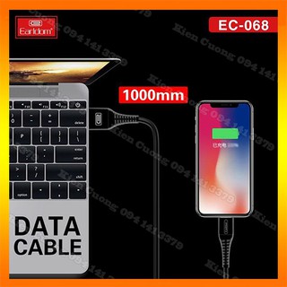 Dây cáp sạc earldom dài 1 mét ec-068 bảo hành 1 năm