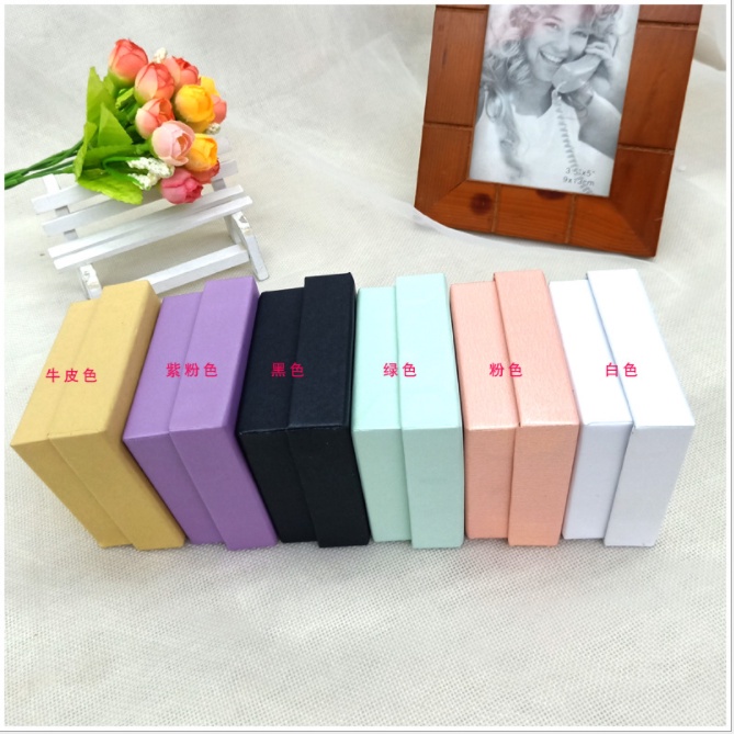Hộp Bao bì Hộp Kỹ thuật Trơn đựng trang sức Nhẫn, Kim Cương, Bông tai nhỏ, Nhiều màu  5 * 5 * 3 cm