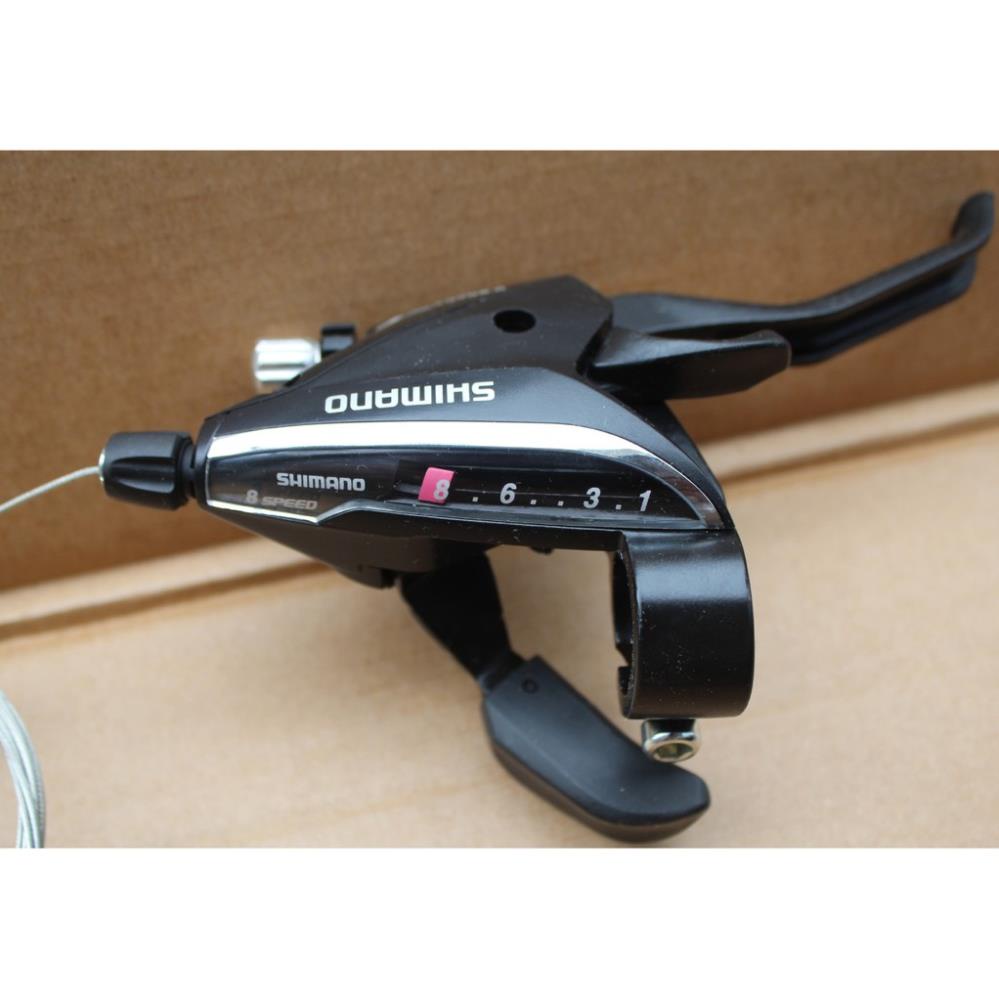 Tay đề - Tay bấm xả xe đạp Shimano 3x8 EF 65