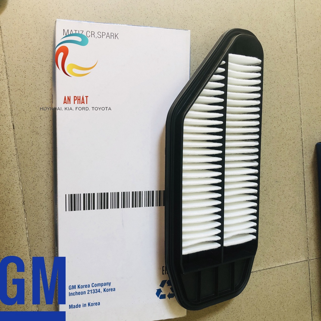Lọc Gió Động Cơ Chevrolet Spark M300 Chính Hãng 42390126 GM HÀN QUỐC