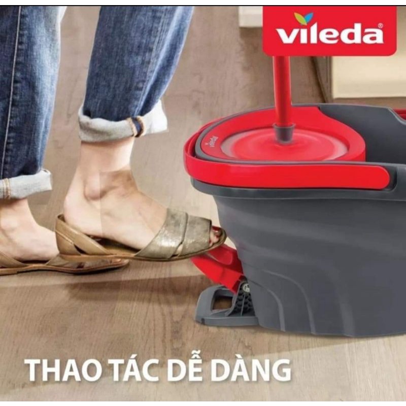 Cây lau nhà Vileda easy wring & clean Turbo