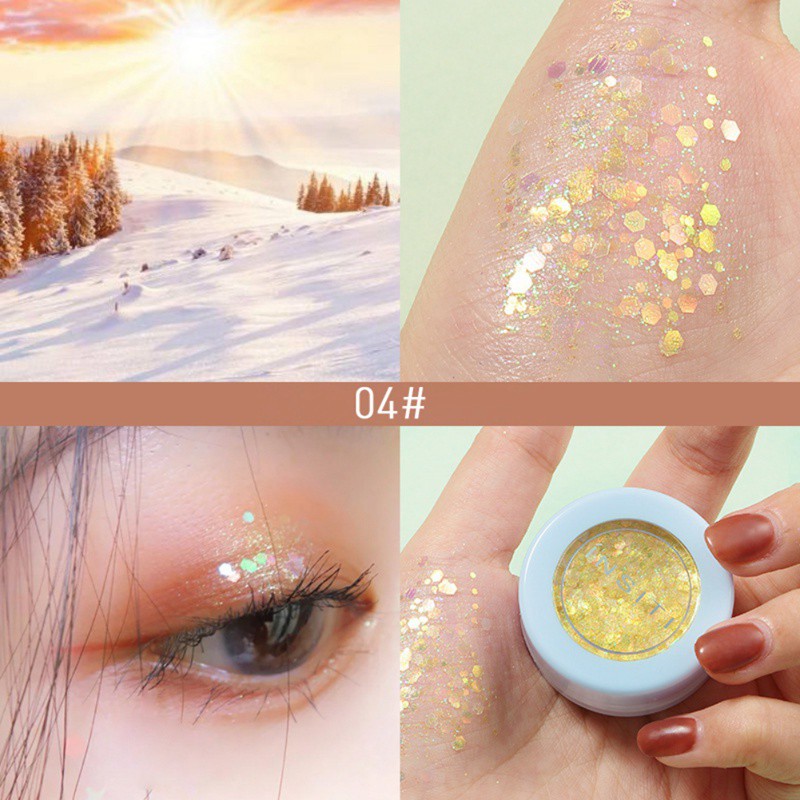 Bảng phấn mắt màu lì nhũ không thấm nước lâu trôi | BigBuy360 - bigbuy360.vn