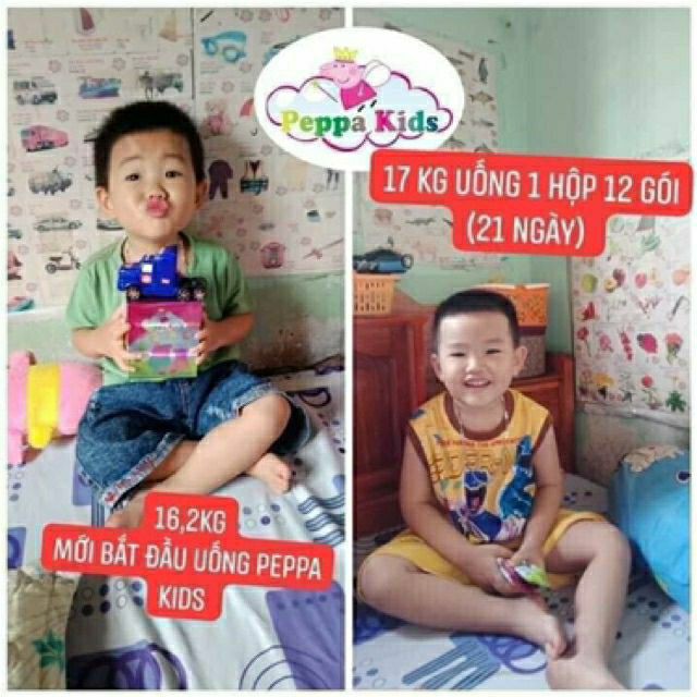 SIRO Peppa Kids Cho Trẻ Biếng Ăn. Táo Bón. Hấp Thu Tốt (Hộp 30 Gói)