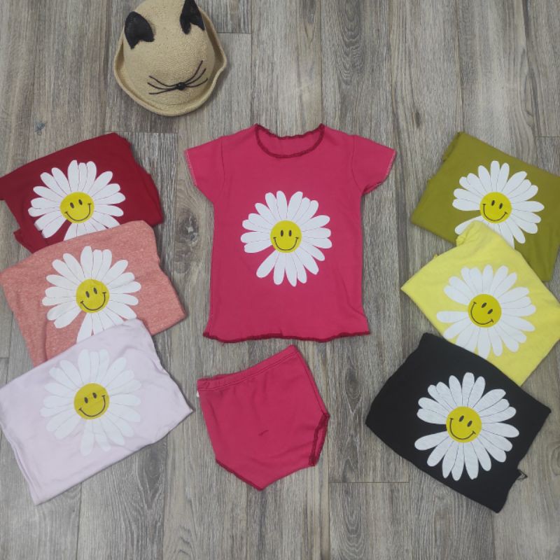 Set bộ thun cotton nhiều họa tiết xinh xắn cho bé gái từ 7-18kg