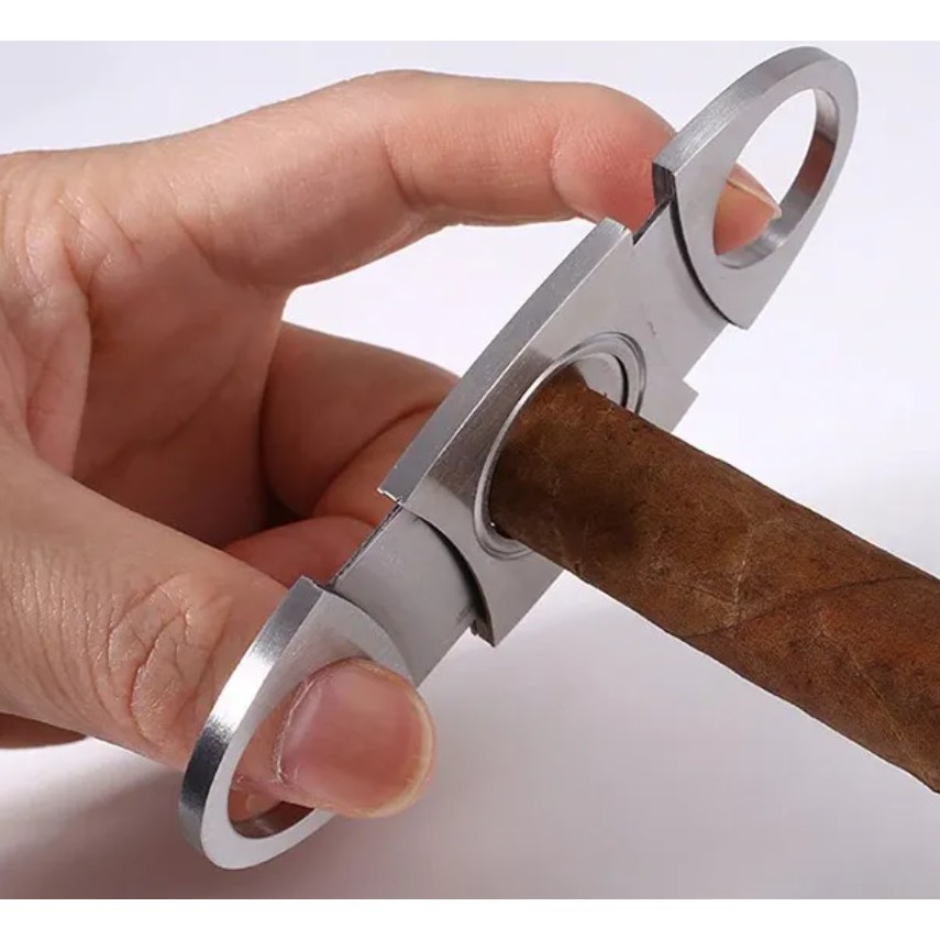 Dao cắt xì gà in logo Cohiba bằng thép không gỉ