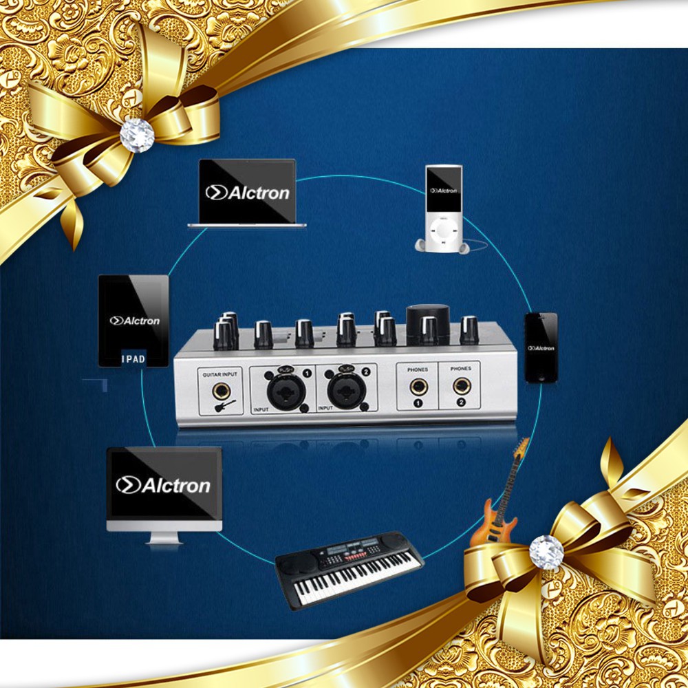 [GIÁ TỐT NHẤT] Sound Card Alctron U16k MK3 Hát Thu Âm, Live stream ( Hàng Chuẩn ) chất lượng - Hàng chất lượng