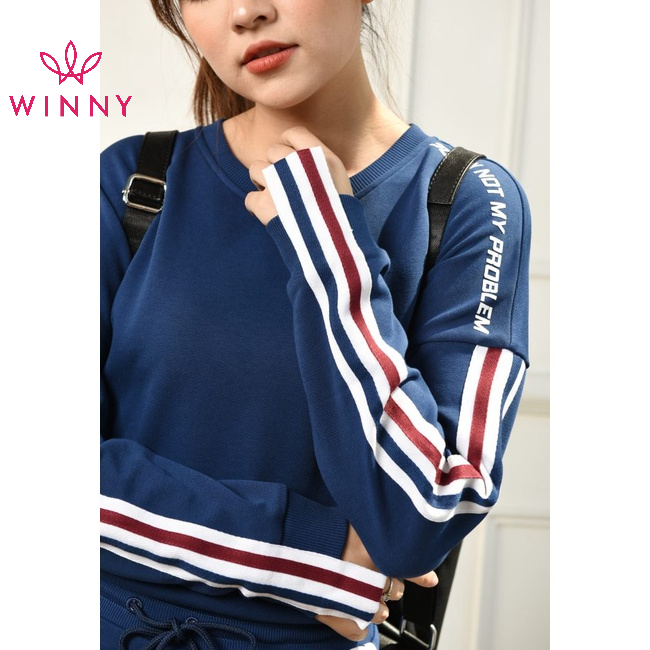 Áo nỉ chui đầu nữ dài tay Winny   TNY609A