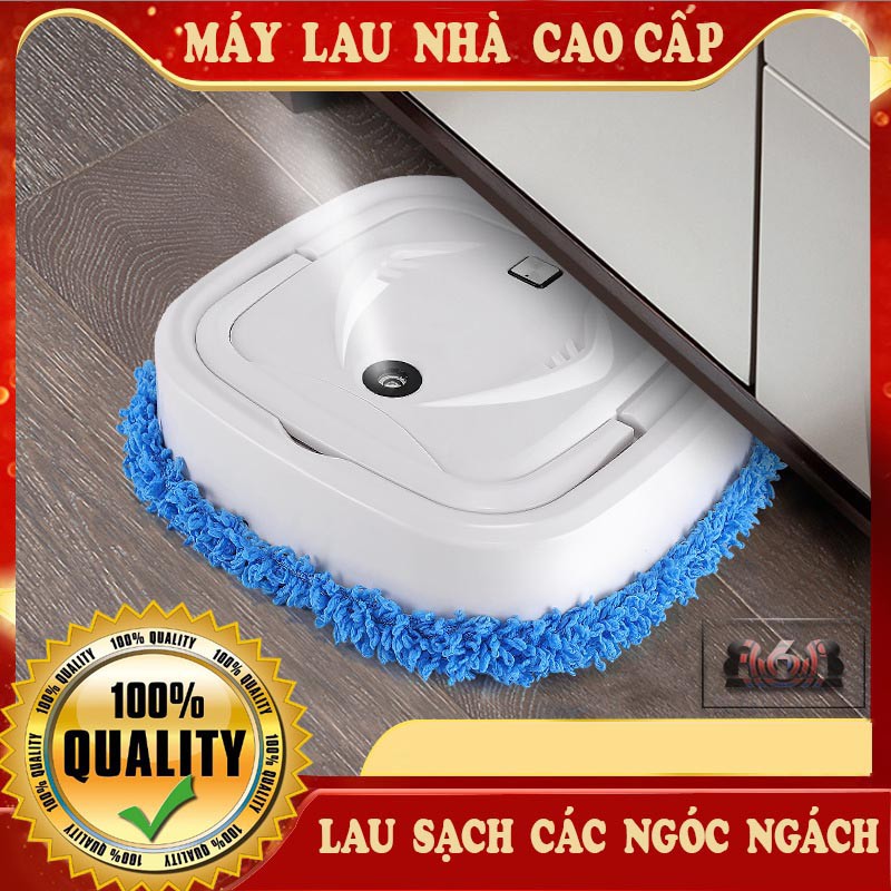 Máy Lau Nhà, Robot Lau Nhà,Có bảo hành - robot lau nhà tự động chạy êm lau khô, lau ướt sàn nhà gạch, gỗ. Mua Ngay !