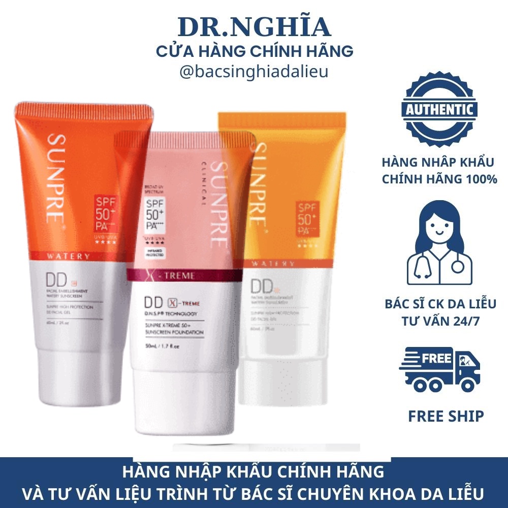 Kem Chống Nắng  Mona Frema Sunpre AA/DD SPF 50+/PA ++++