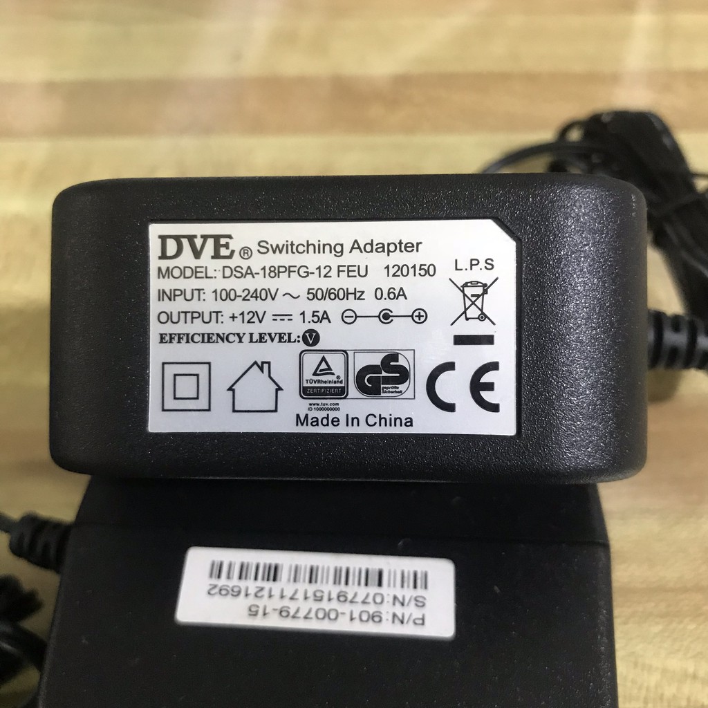 Combo 20 nguồn DVE 12V-1.5A chính hãng đẹp