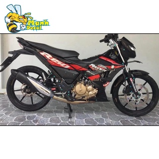 Ten rời xe raider fi đỏ đen