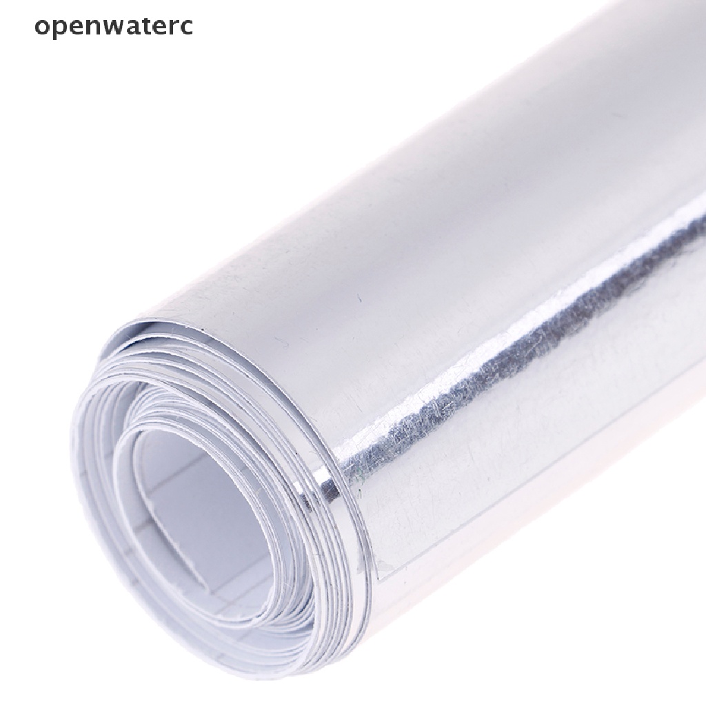 Đề Can vinyl Mạ chrome Co Giãn Màu Bạc Bóng Mở Gương Xe Hơi vn