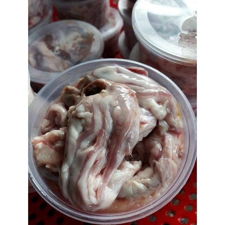 Ruột cá lóc làm sạch kho quẹt chấm rau bà con ơi.90k được 500gr.