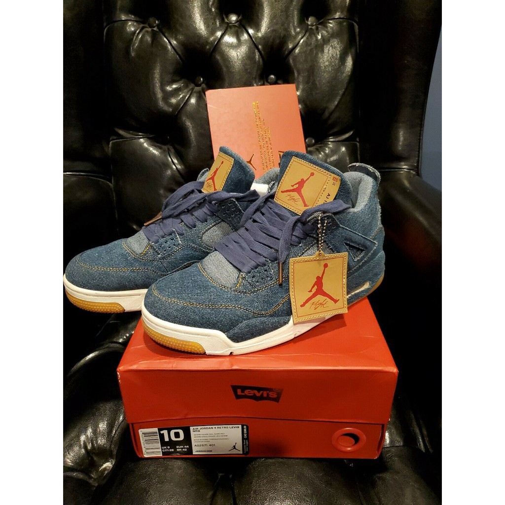 Lịch sử giá 100% chính hãng Nike air jordan 4 x levis Giày bóng rổ màu xanh  denim cập nhật 4/2023 - BeeCost