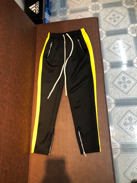 Quần zipper 1 sọc 1 line track pant phong cách unisex ảnh thật chất lượng cao cấp ulzzang