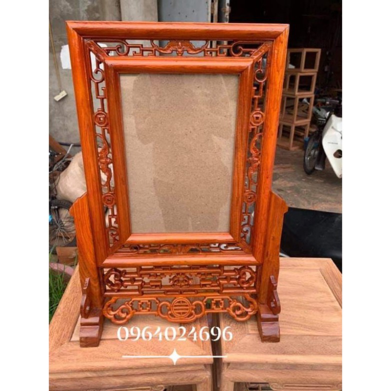 khung ảnh thờ đục rơi 20x30 gỗ hương - HÀNG ĐẢM BẢO CHẤT LƯỢNG