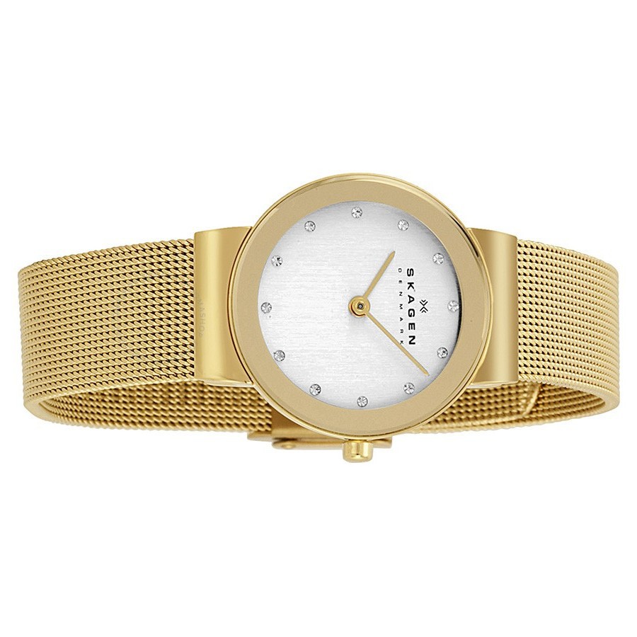 [GIÁ HỦY DIỆT - Chính Hãng - Free ship - Không ưng hoàn tiền] Đồng hồ Nữ Skagen 358SGGD dây Titan đính hạt Swarovski