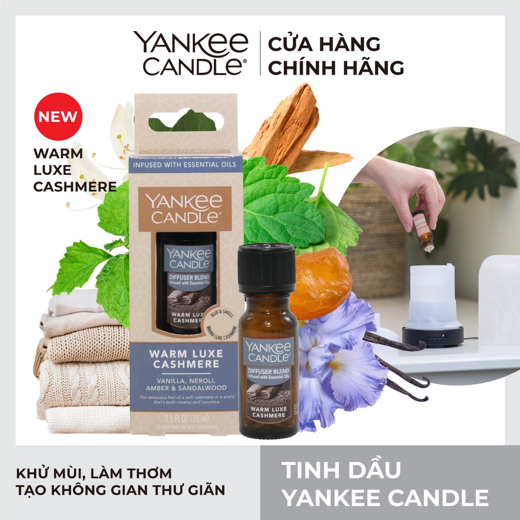 Tinh dầu Yankee Candle - Warm Luxe Cashmere (15ml)